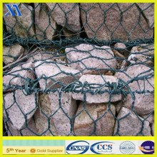 PVC Coated Wire Cages Rock Retaining Wall